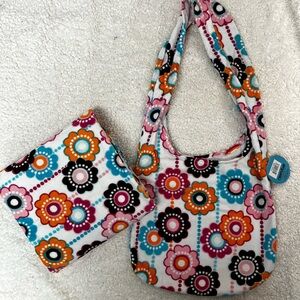 Room It Up Floral Beach Pool Shoulder Tote Bag with Matching Towel